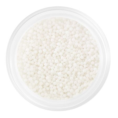 Caviar beads glass White 1mm