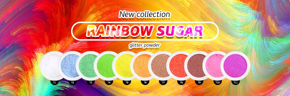Rainbow Sugar - a positive design for the New Year!