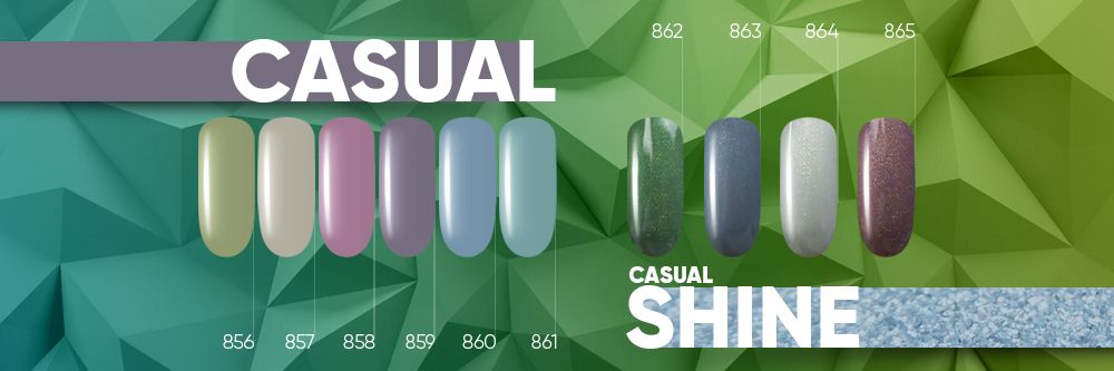 New! Gel polishes "Casual"