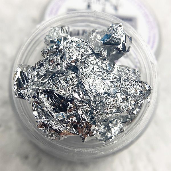 Tear-off foil "Potal" silver, in a can