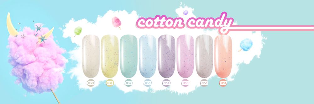 New! Gel polishes "Cotton Candy"