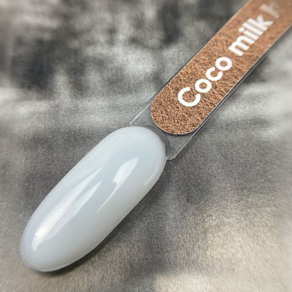 Coco milk base rubber base for gel polish, white, translucent, 16 ml
