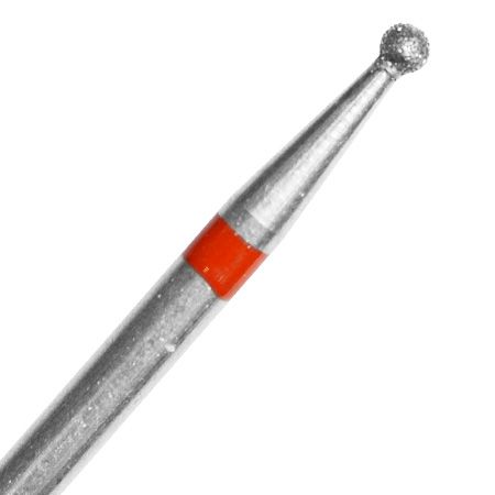 Diamond nail drill bit, Ball, D 1 mm, fine grit 