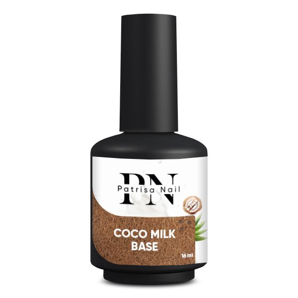 Coco milk base rubber base for gel polish, white, translucent, 16 ml
