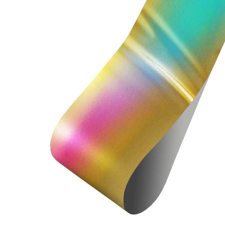 Nail casting foils №25 Gold holography