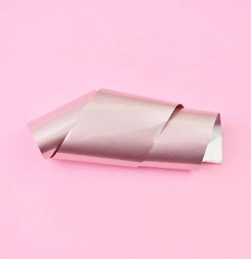 Nail casting foils №64 pink matte