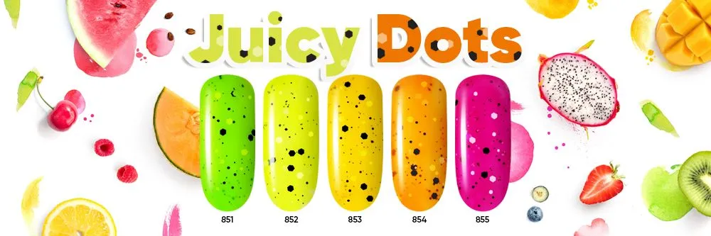 New! Gel polishes "Juicy Dots"