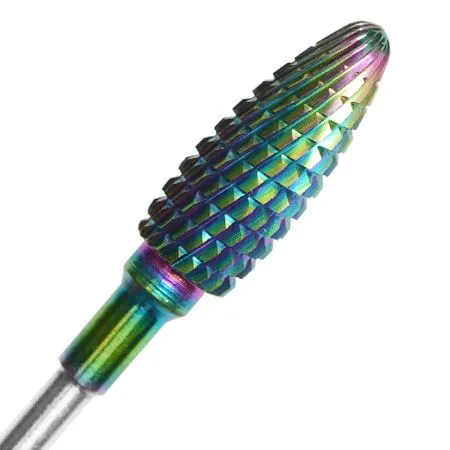 Rainbow Tungsten nail drill bit, Corn, D 6x25  mm (cross cut, medium)