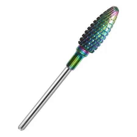 Rainbow Tungsten nail drill bit, Corn, D 6x25  mm (cross cut, medium)